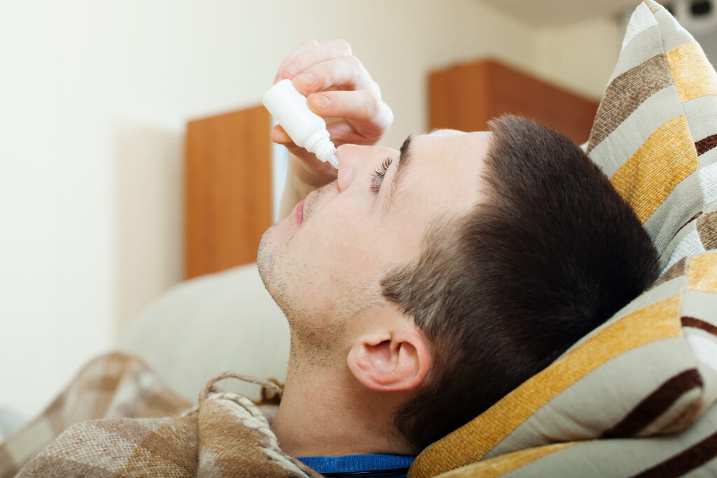 Utilização do splint nasal